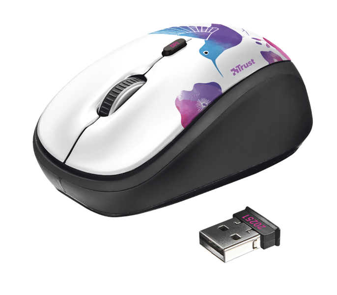  TRUST YVI WIRELESS MOUSE-FLW 19521 618MC