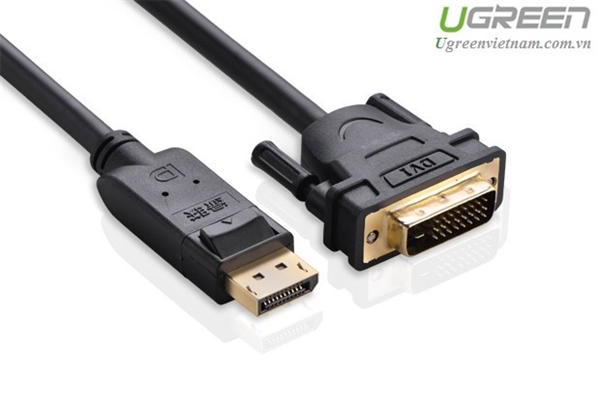 C&#225;p Displayport to DVI 24+1 d&#224;i 3m Ch&#237;nh H&#227;ng Ugreen DP103 (10222) GK