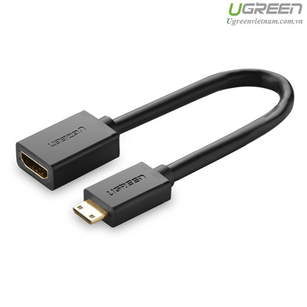 C&#225;p Nối D&#224;i Mini HDMI to HDMI D&#224;i 20cm Ch&#237;nh H&#227;ng Ugreen (20137) GK