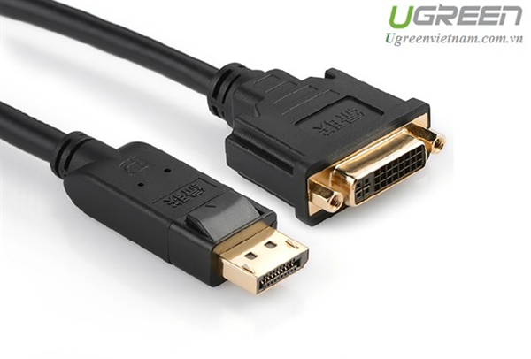 C&#225;p Chuyển Đổi Displayport to DVI 24+5 &#194;m Ch&#237;nh H&#227;ng Ugreen (20405) GK