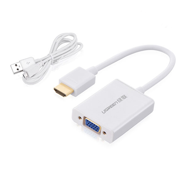 C&#225;p chuyển Mini Hdmi to VGA Ugreen 40217 HK