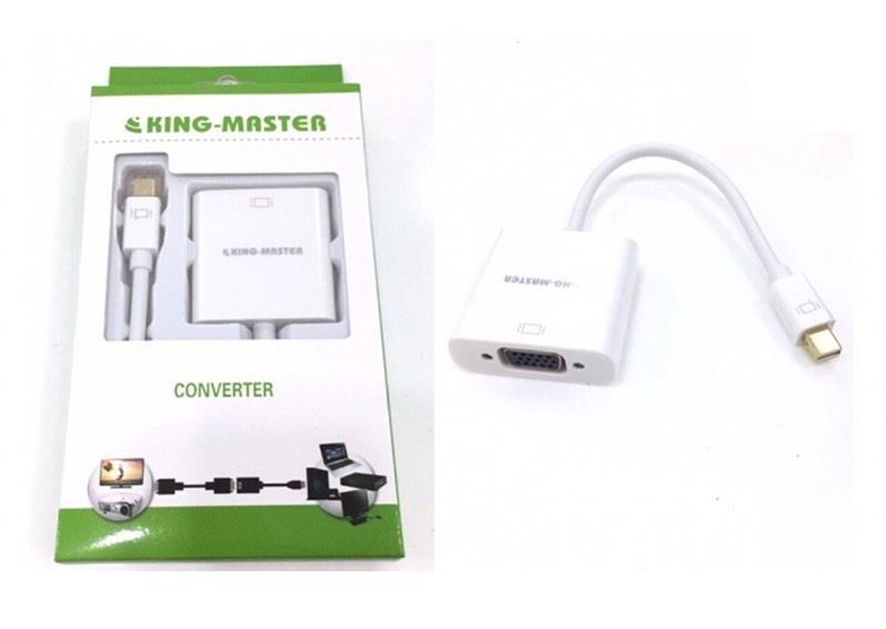 C&#193;P MINI DISPLAYPORT -&gt; VGA KINGMASTER (KY-M 363W) 318HP