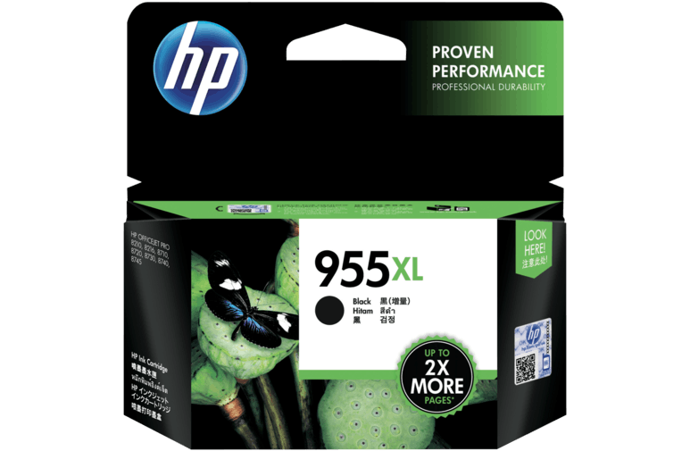 HP 955XL Black Original Ink Cartridge L0S72AA 618EL