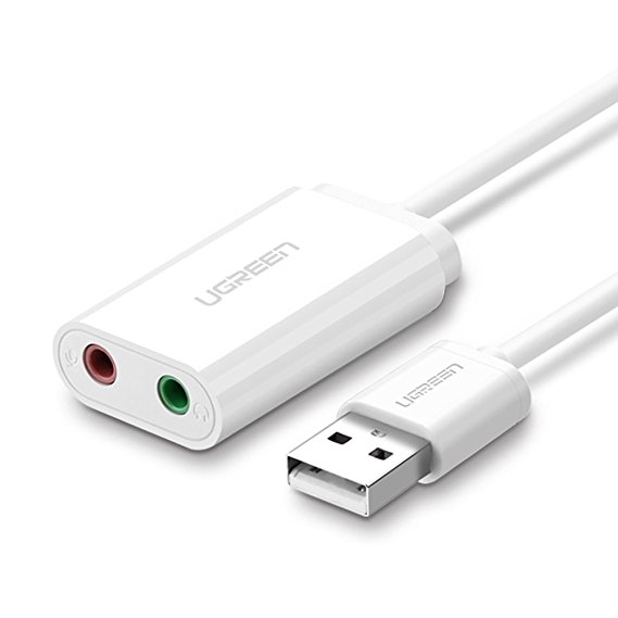 C&#225;p chuyển USB 2.0 to 3.5mm Ugreen 30143 / ugreen 30724 HK