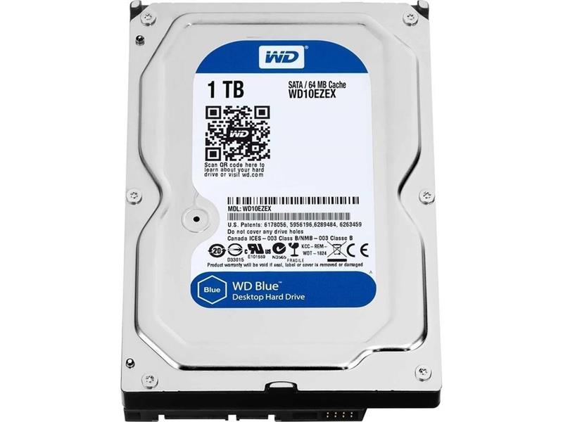 WD Blue 1TB Desktop 7200 RPM SATA 3.5 Inch 