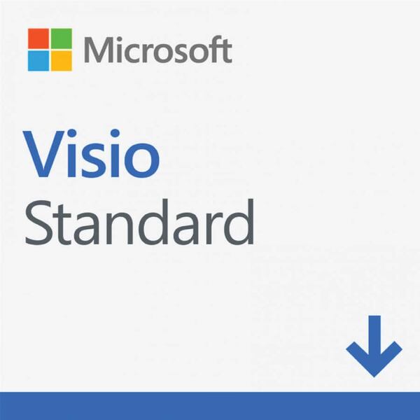 Phần mềm điện tử Microsoft Visio Std 2021 Win All Lng PK Lic Online DwnLd C2R NR D86-05942_ 0822D