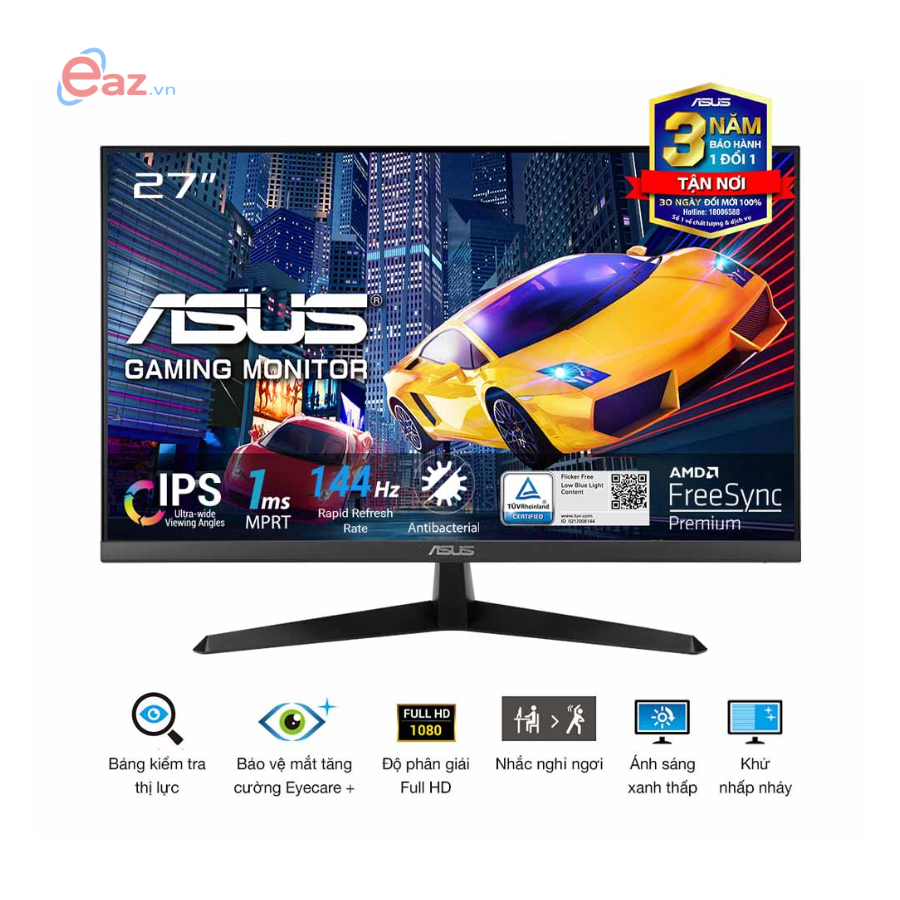 M&#224;n h&#236;nh Asus VY279HGE | 27 inch FHD - IPS - 144Hz | HDMI | FreeSync