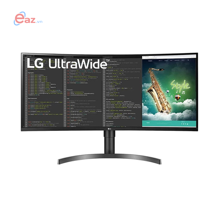 M&#224;n h&#236;nh Cong LG 35WN75CN-B | 35 inch UltraWide WQHD - HDR 10 - 100Hz | HDMI | DP | USB | Speaker | FreeSync