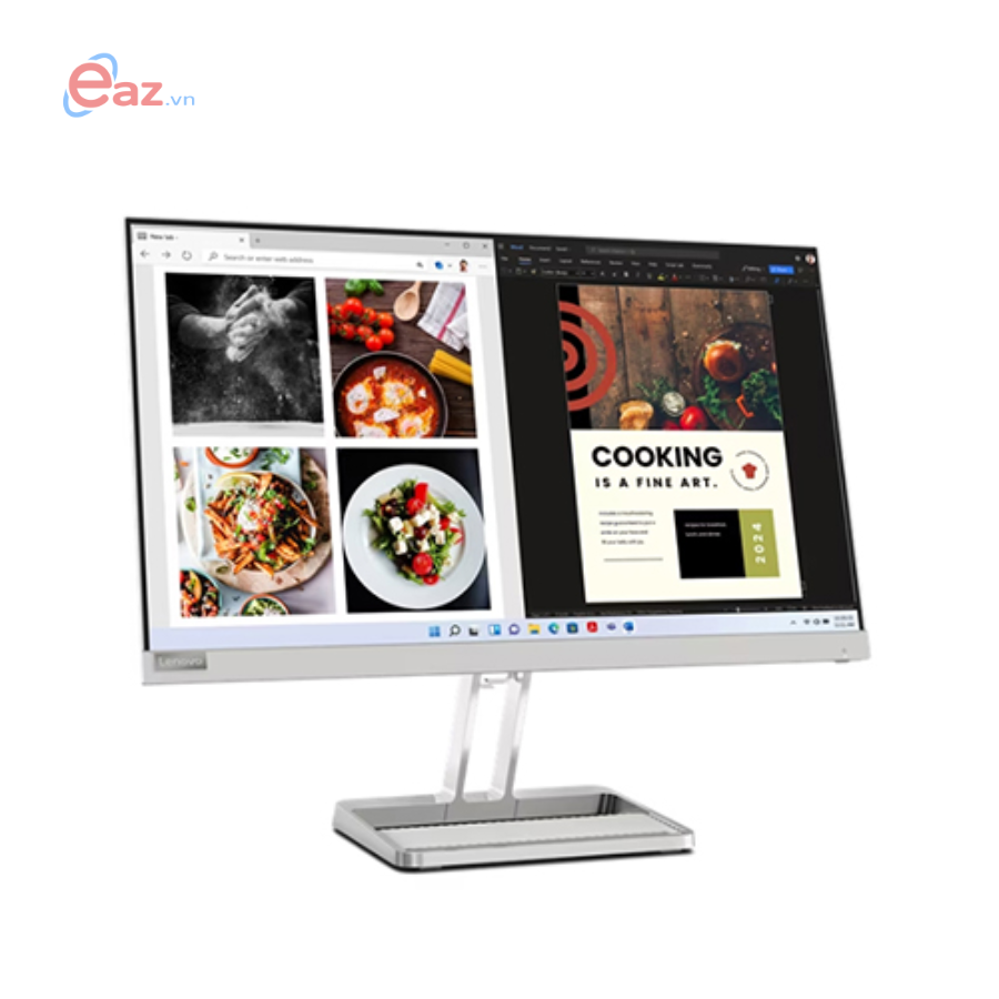 M&#224;n h&#236;nh LCD Lenovo L24e-40 (67AAKAC3VN) | 23.8 inch Full HD (1920 x 1080) WLED | HDMI - VGA | 0424