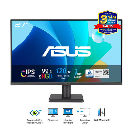 M&#224;n H&#236;nh ASUS VA279HG | 27 inch | IPS | FHD | 120Hz | 1ms | 0425