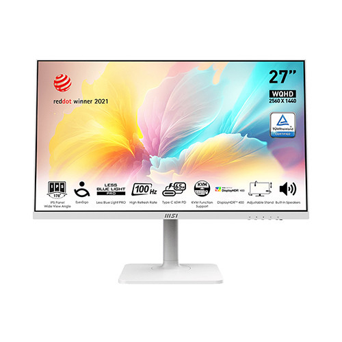 M&#224;n h&#236;nh MSI MODERN MD272QXPW | 27 inch | QHD | IPS | 100Hz | 1ms | Loa | USB-C | 0425