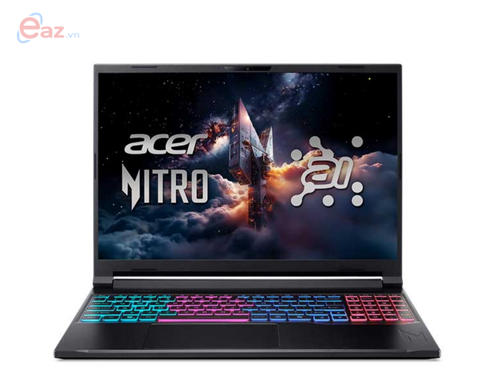 Laptop Acer Gaming Nitro V 16 AI ProPanel ANV16S-61-R0B8 NH.QXQSV.001 | Ryzen AI 5 340 | RTX 5050 | 16&quot; FHD IPS 180Hz 100% sRGB | Win 11 | Đen | 1025