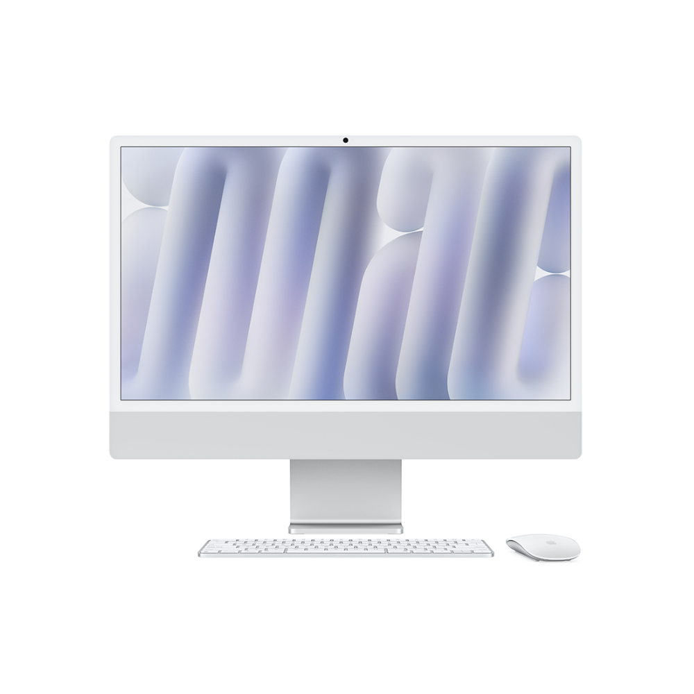 PC AIO Apple iMAC M4 MWUU3SA/A | 10 Core CPU | 10 core GPU | 16GB | 256GB SSD | 24inch | Mac OS | Silver | 0326