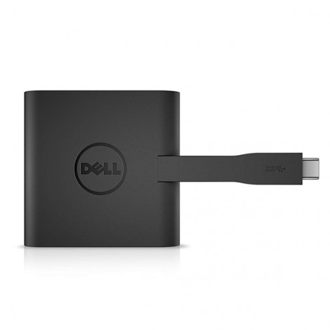 Thiết Bị Chuyển Đổi T&#237;n Hiệu Dell Kit- Dell DA200 Adapter USB Type C (70177149) _1019F