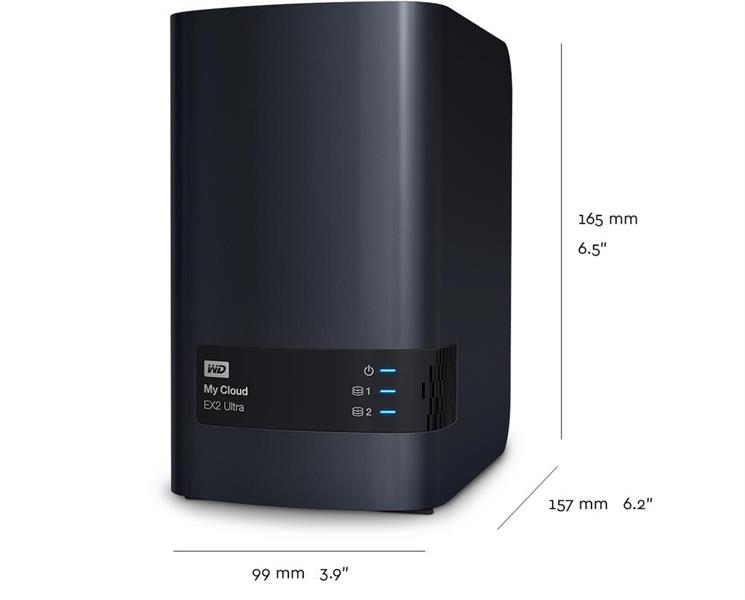 Ổ cứng WD My Cloud EX2 Ultra - 8TB (WDBVBZ0080JCH-SESN) 118MC