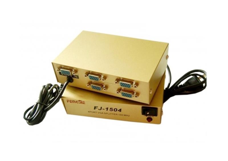 MULTI VGA LCD 4-1 150MHZ SPLITTER (FJ-1504A) 318HP