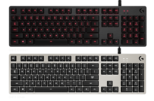 Keyboard Logitech G413 Carbon Mechanical Backlit Gaming (920-008313) 2817D