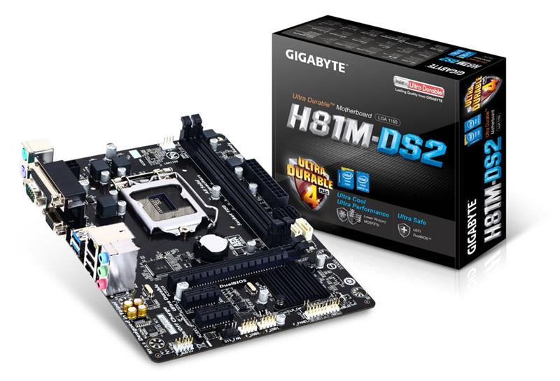 Mainboard GIGABYTE GA-H81M-DS2 SOCKET 1150 _618S