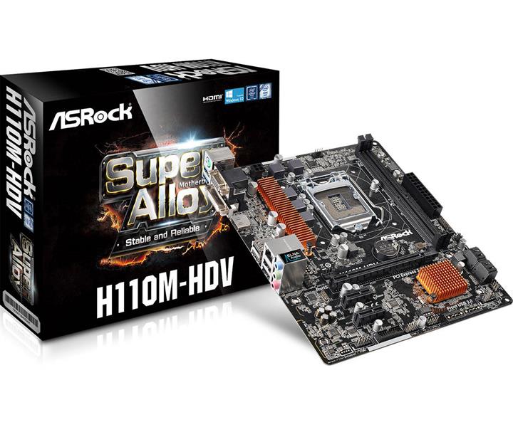 Mainboard Asrock H110M HDV Socket 1151 _518SP