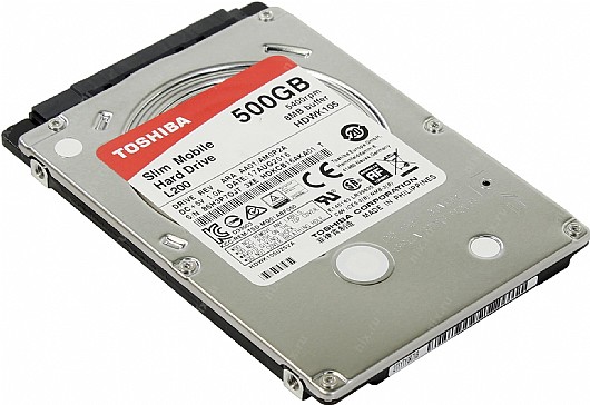 Toshiba HDWK105UZSVA L200 Slim Mobile 500GB 7mm 5K4 2.5-Inch SATA _618MC