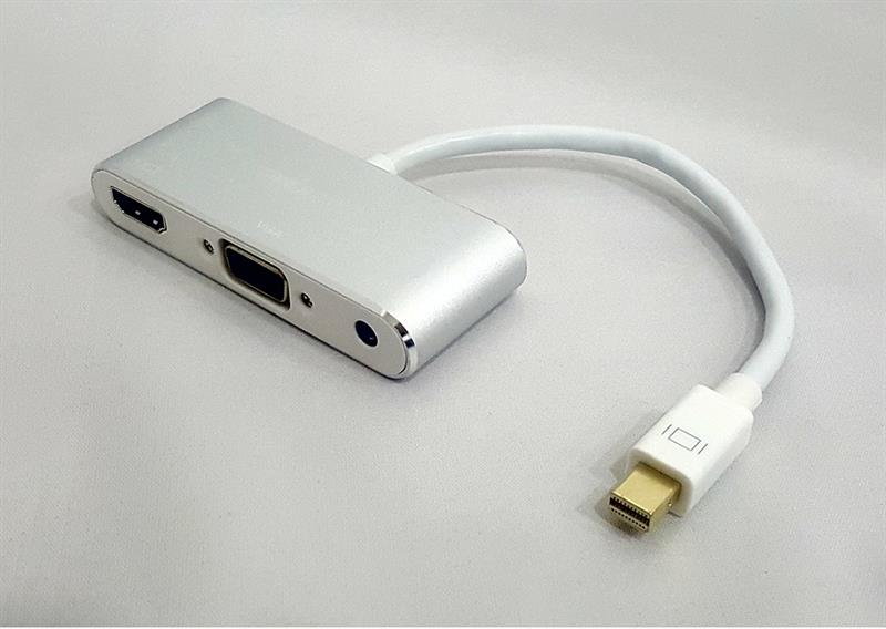 C&#193;P MINI Displayport -&gt; HDMI + VGA + AUDIO KINGMASTER (KY-M364S) 318HP