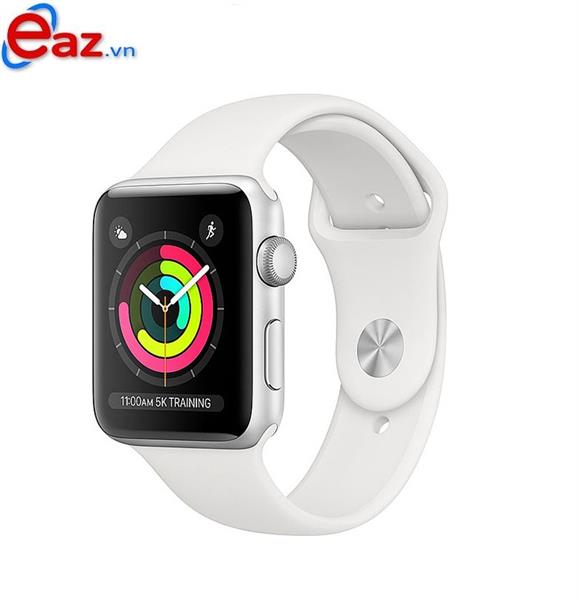 Apple Watch Series 3 42mm Silver Aluminium White Sport Band GPS - Silver - White (MTF22VN/A) | 0820F