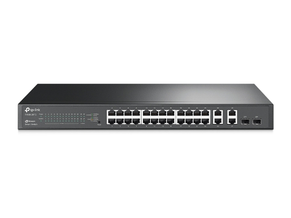 TP-Link T1500-28TC(TL-SL2428) | JetStream 24-Port 10/100Mbps + 4-Port Gigabit Smart Switch 718F