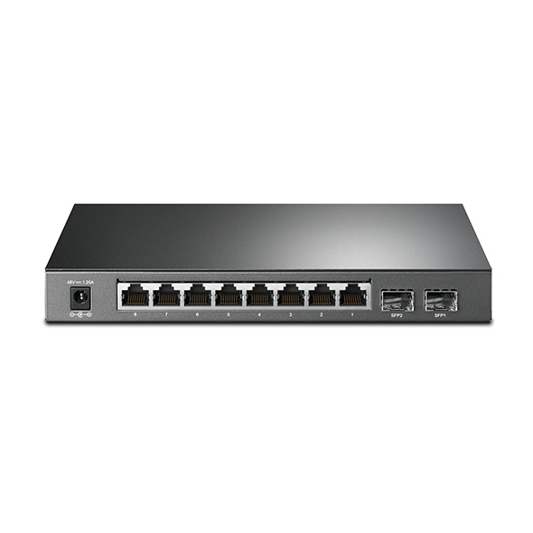 TP_Link T1500G-10PS(TL-SG2210P)|JetStream 8-Port Gigabit Smart PoE Switch with 2 SFP Slots 718F