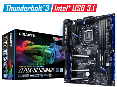 Motherboard Gigabyte GA-Z170X-Designare Socket LGA1151 _618S