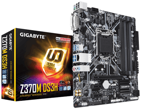 Mainboard GIGABYTE Z370M-DS3H Socket LGA1151 _618S