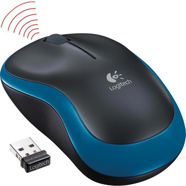 Chuột Quang Kh&#244;ng D&#226;y Logitech M185 (Xanh) 910-002502