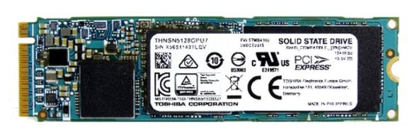 TOSHIBA_NVMe THNSN5128GPU7_M.2 (2280-S2 Single-sided module) 128GB